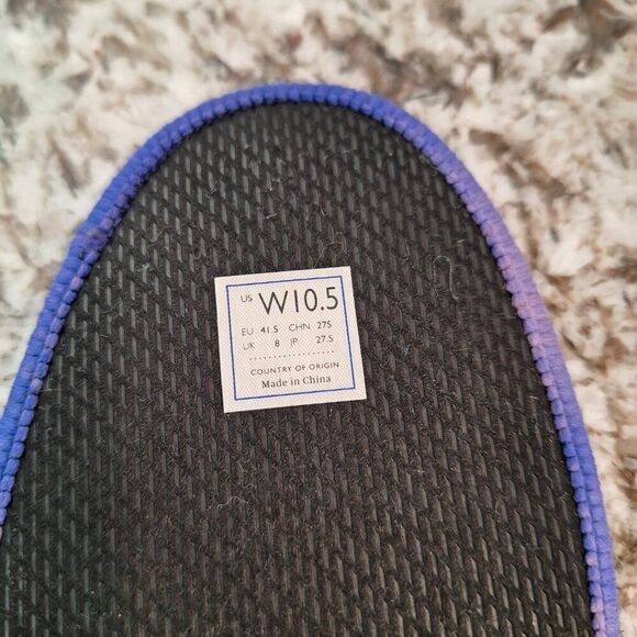 Rothy's Chelsea Boot Knit High Top Sneakers 10.5 Blue - Picture 8 of 9